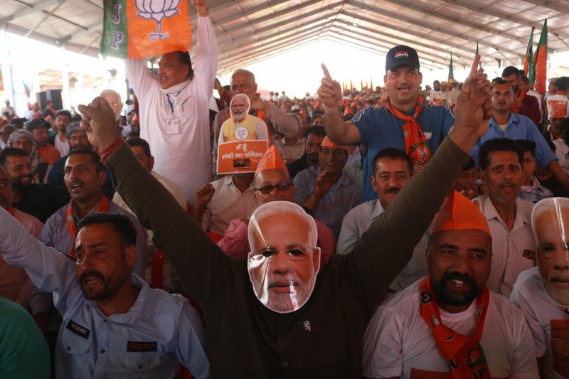 PM Narendra Modi Ahead A Rally Toward Elections