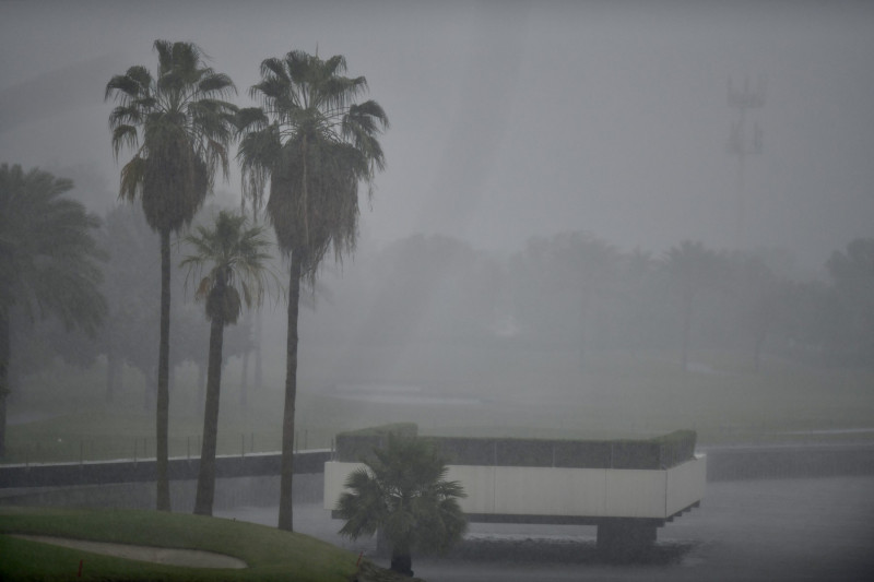 Heavy rain in Dubai