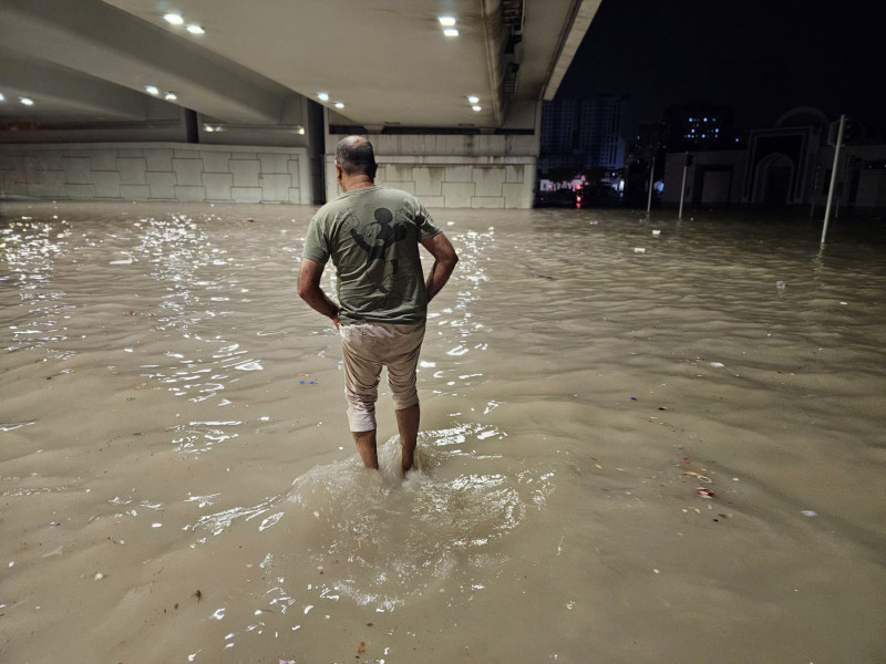 Heavy rain hit UAE