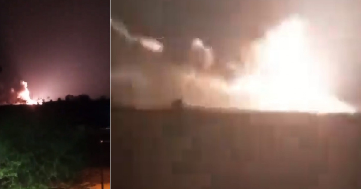 Explozii puternice și un incendiu uriaș pe un aerodrom militar din Crimeea unde rușii își țin elicopterele de atac|EpicNews