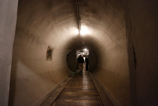 Reopening Of Benito Mussolini's Bunker, Rome, Italy - 04 Apr 2024