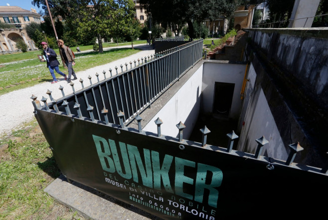 Reopening Of Benito Mussolini's Bunker, Rome, Italy - 04 Apr 2024