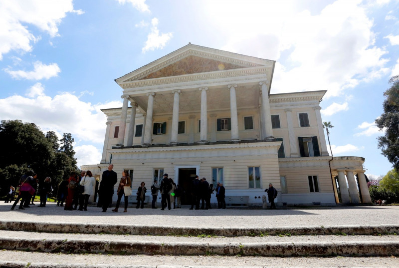 Reopening Of Benito Mussolini's Bunker, Rome, Italy - 04 Apr 2024