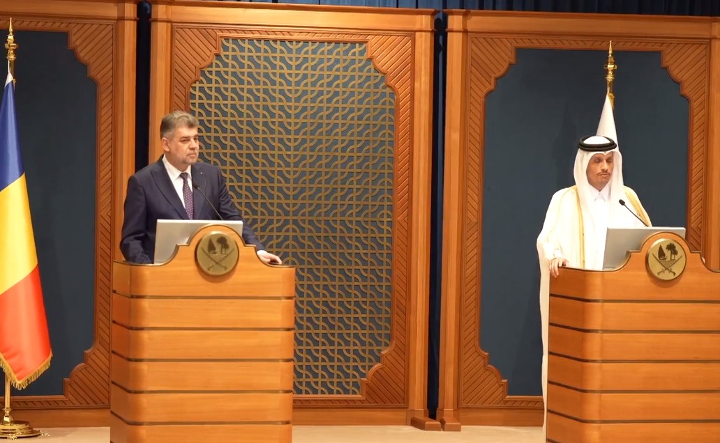 Ciolacu: Îmi doresc ca România să fie poarta de investiţii a statului Qatar în UE. Avem în analiză proiecte de peste 15 mld. de euro