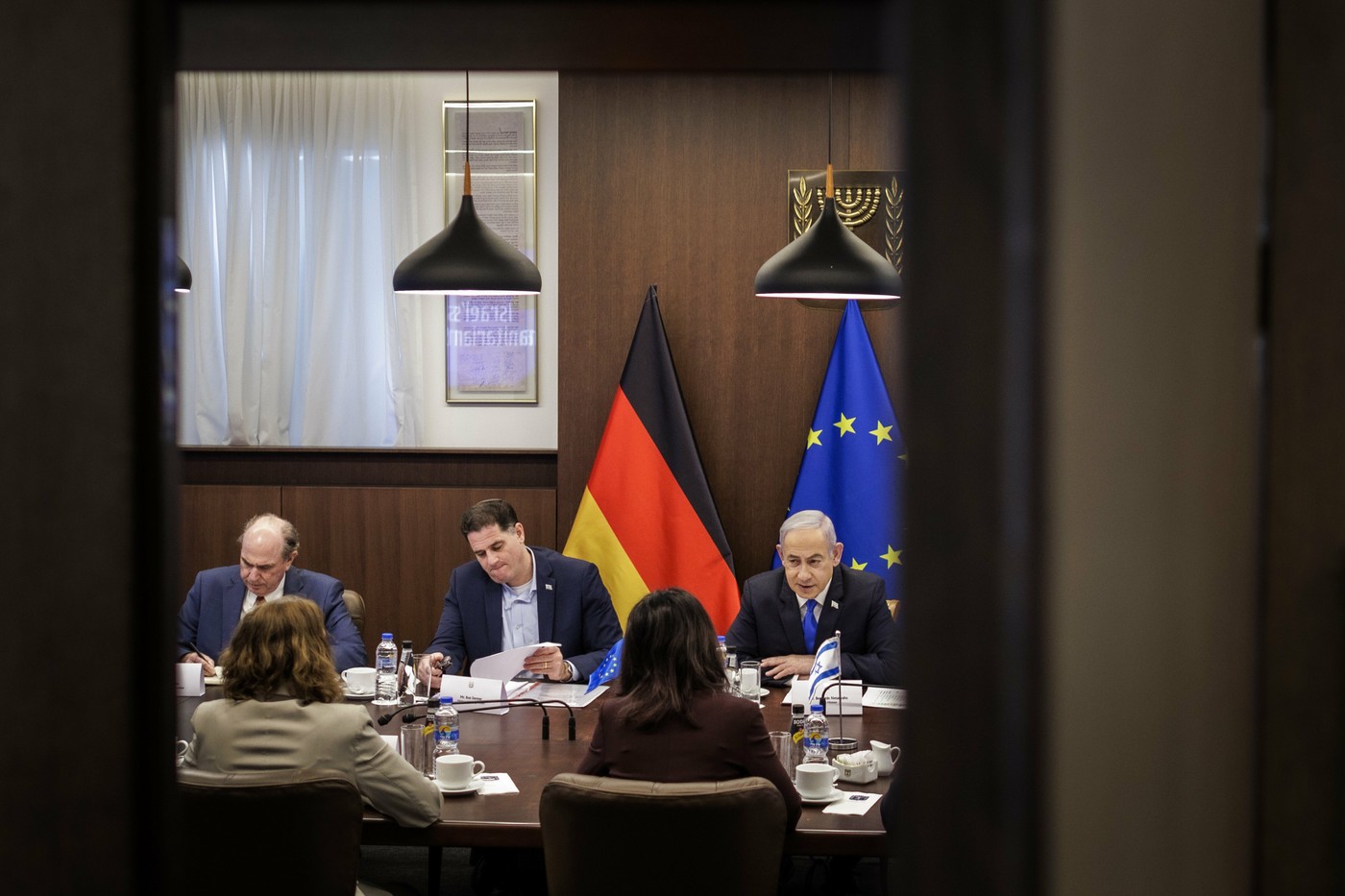 „Vreau să fie clar, noi decidem ce vom face”. Ce le-a transmis Netanyahu miniștrilor de externe din UK și Germania, veniți în Israel