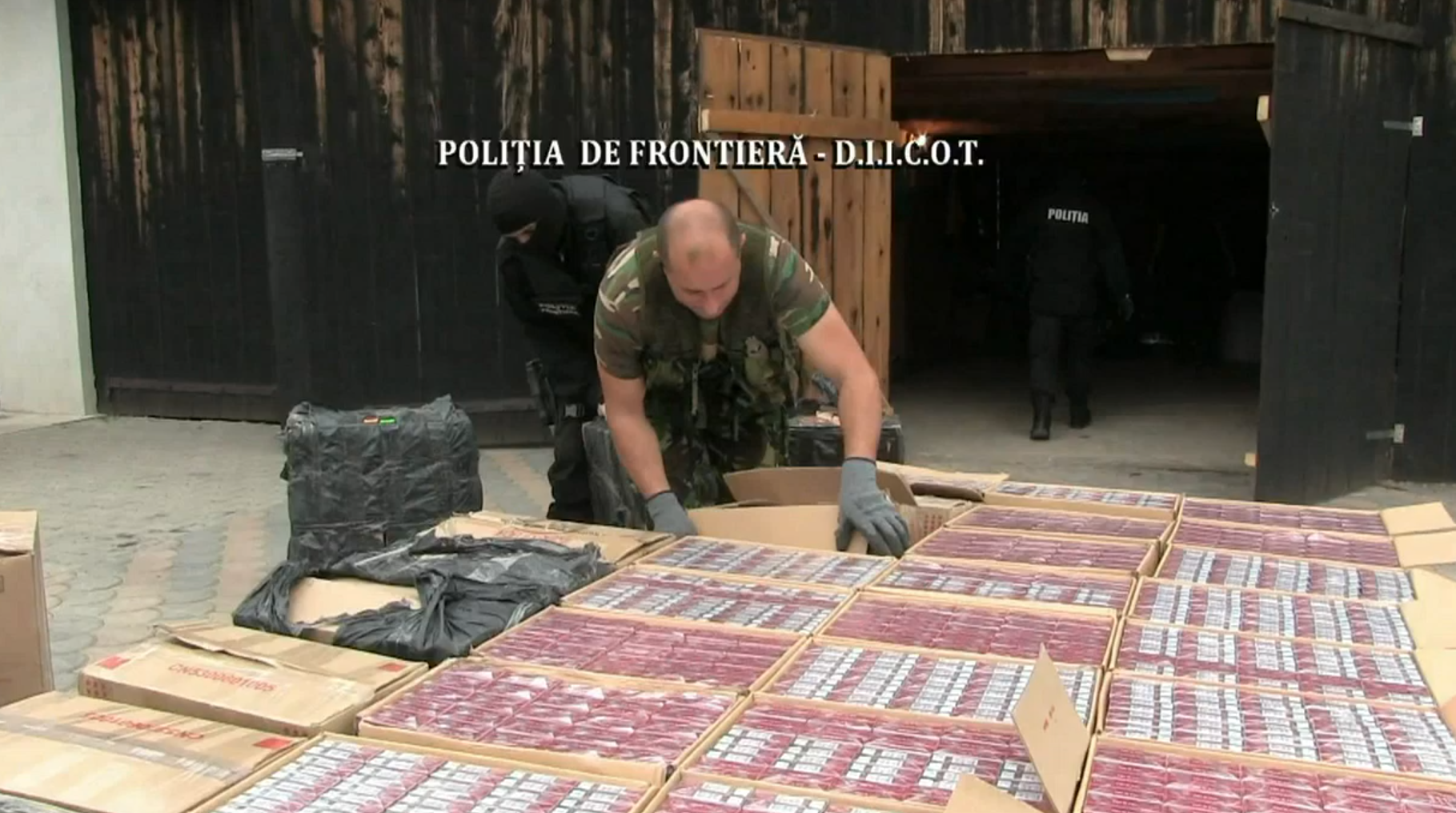 Contrabanda cu țigări este cea mai des întâlnită infracțiune la frontiere