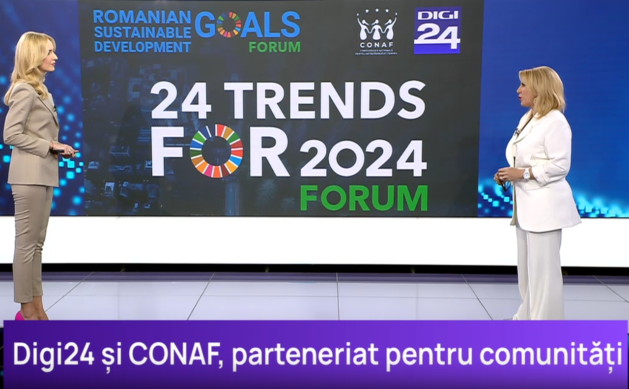 Digi24 și CONAF anunță organizarea împreună a 3 serii de conferințe