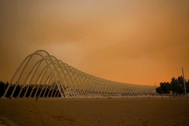 Dust From The Sahara Lands In Greece