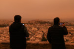 Sahara dust blankets over Athens