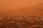 Sahara dust blankets over Athens