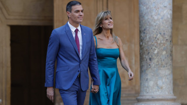 Premierul Spaniei, Pedro Sanchez, și soția sa, Begona Gomez