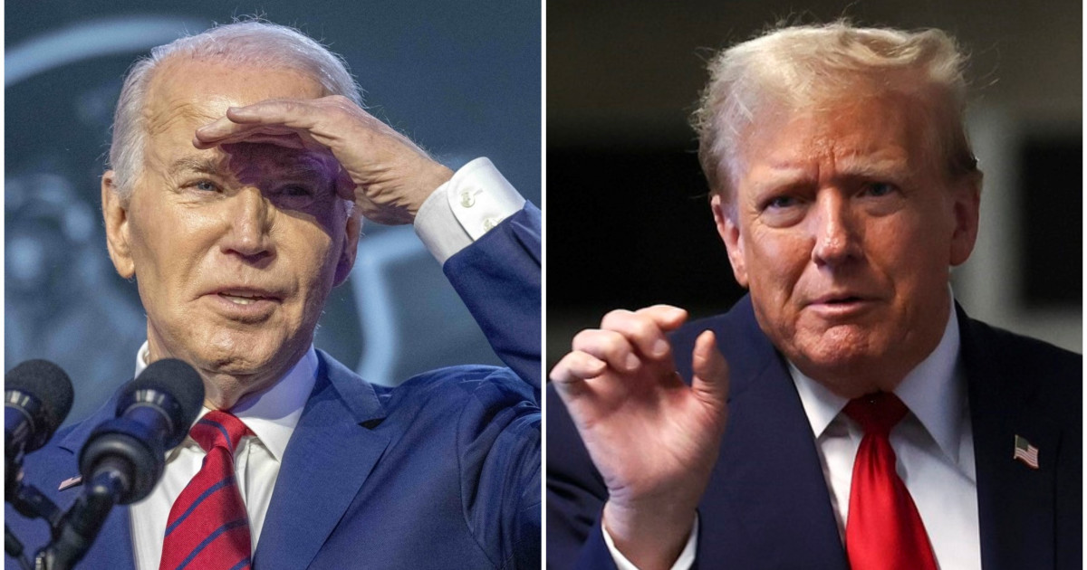 Noi ironii între Joe adormitul și Don falitul. Biden sugerează că Trump îşi dă cu înălbitor în păr|EpicNews