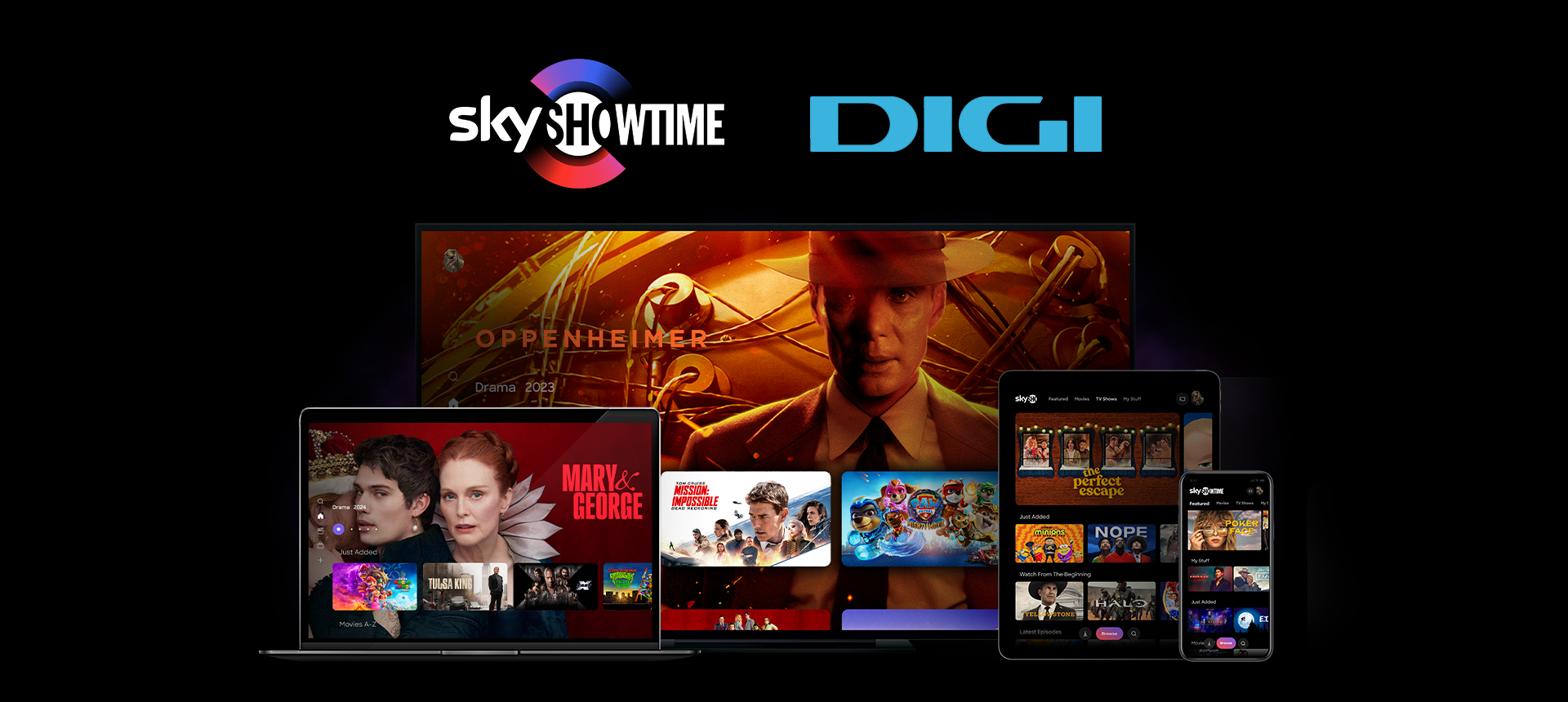 SkyShowtime anunță primul parteneriat în Europa Centrală și de Est cu DIGI România