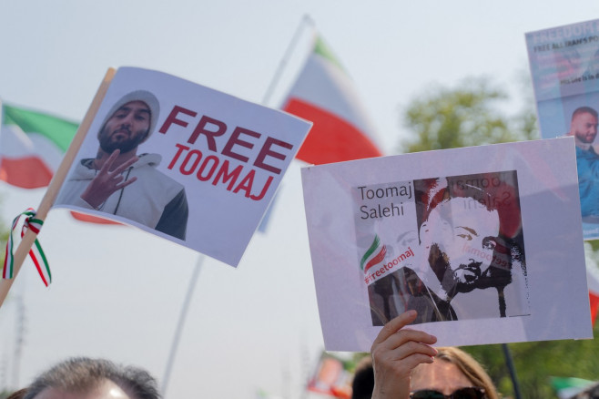 Gathering To Obtain The Release Of The Iranian Rapper Toomaj Salehi - Paris