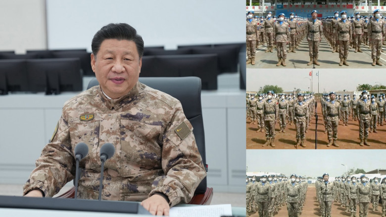 CHINA XI JINPING PLA CENTRAL THEATER COMMAND INSPECTION (CN)