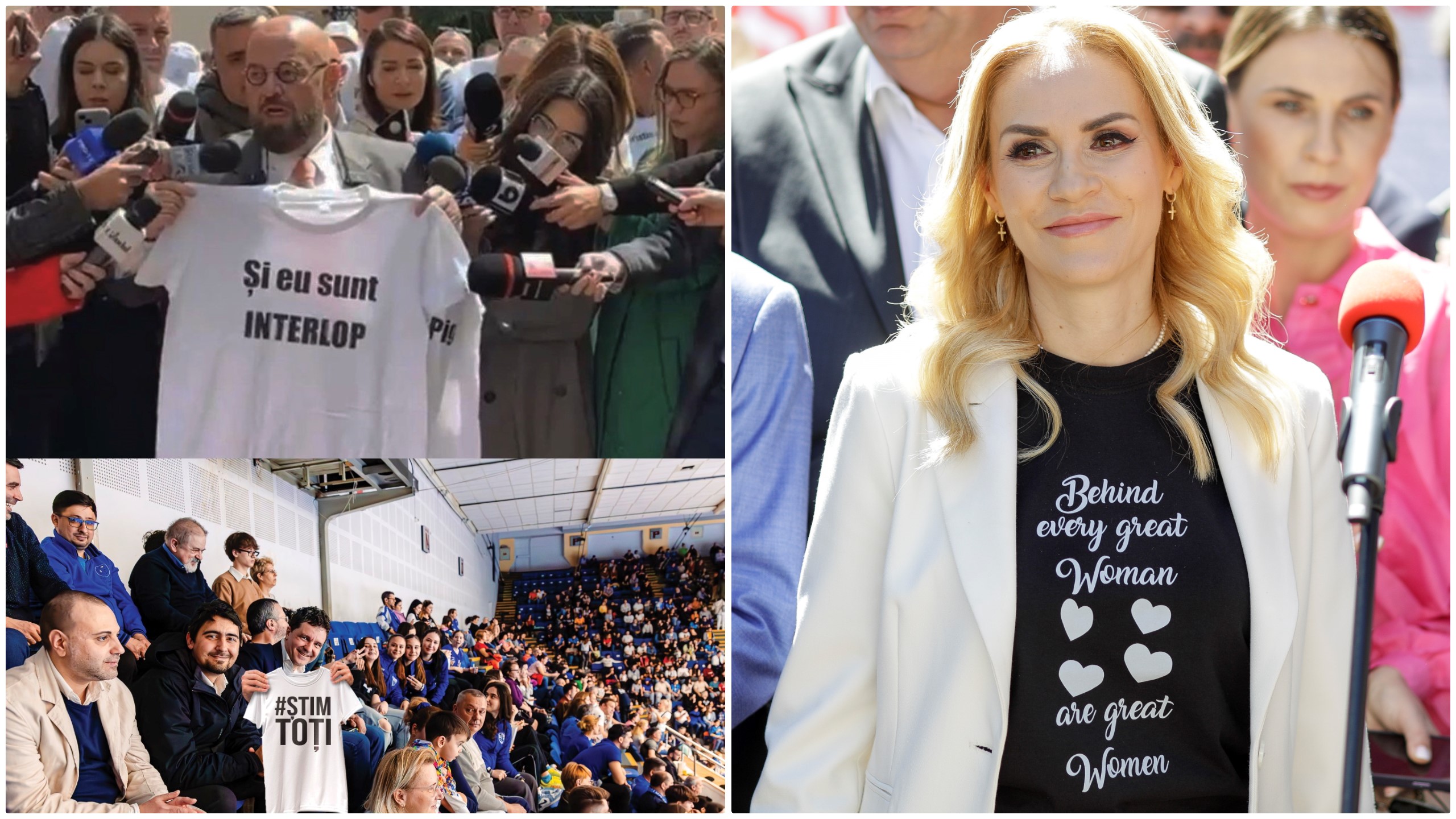 Firea intră în competiția tricourilor cu Piedone și Nicușor Dan. Mesajul adresat adversarilor bărbați, la depunerea candidaturii la PMB