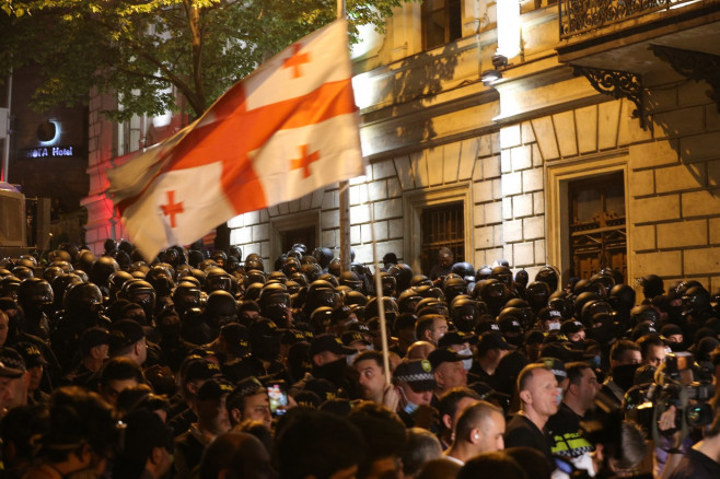 Georgians continue to protest government's 'Transparency of Foreign Influence' draft law