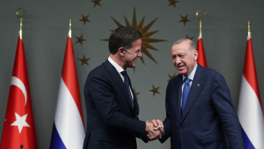 Recep Tayyip Erdogan-Mark Rutte meeting in Istanbul