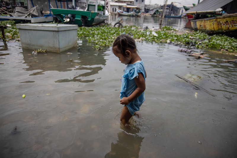 Tidal Flooding In Jakarta