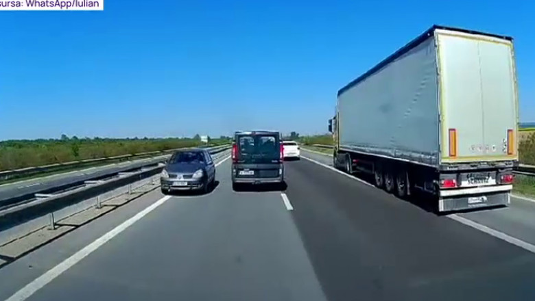 VIDEO. A fost identificat șoferul care a condus pe contrasens pe A1. Este vorba despre o femeie în vârstă de 80 de ani din București