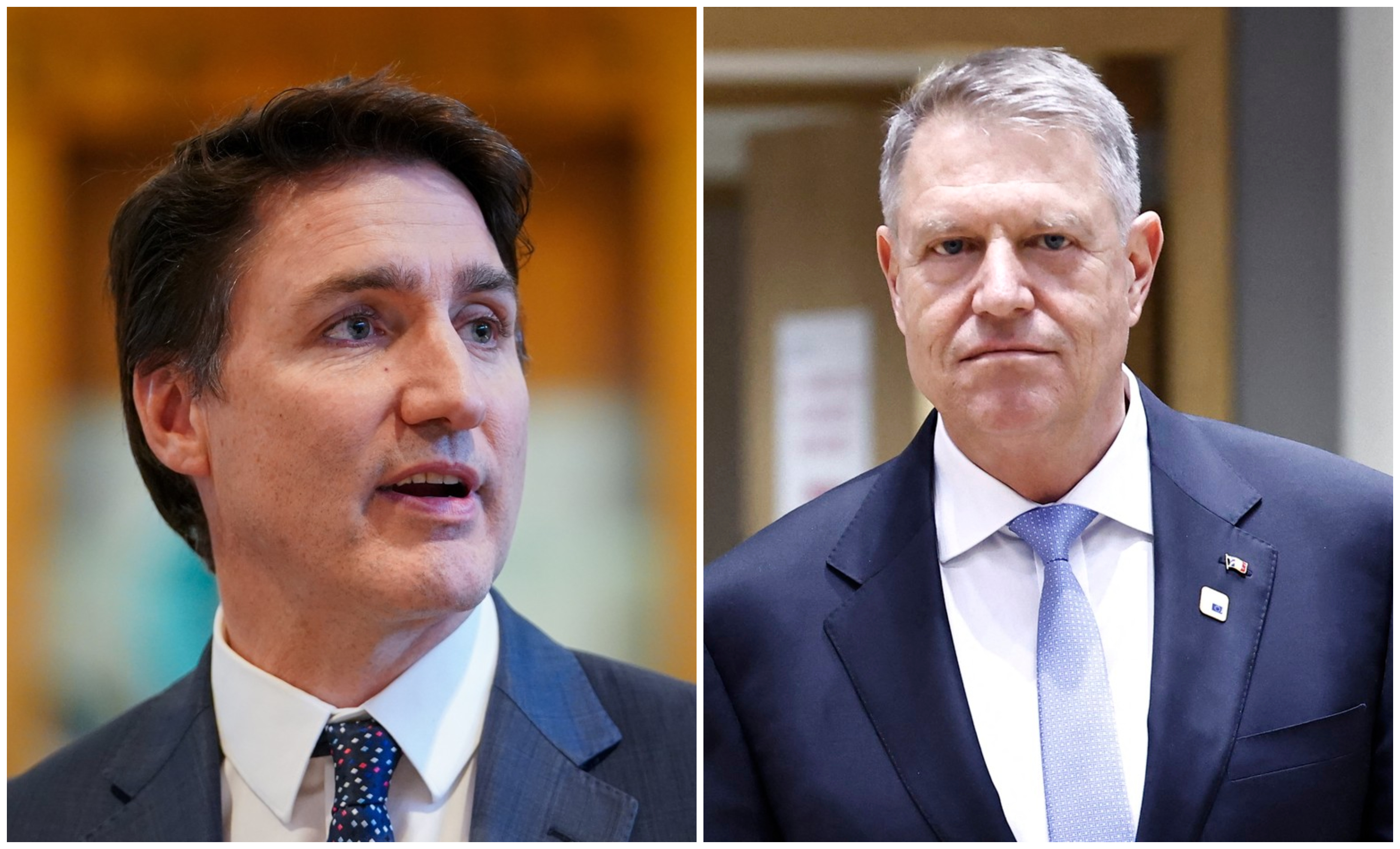 Iohannis a discutat cu premierul canadian Justin Trudeau despre NATO