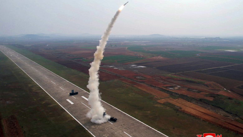 racheta testata in coreea de nord