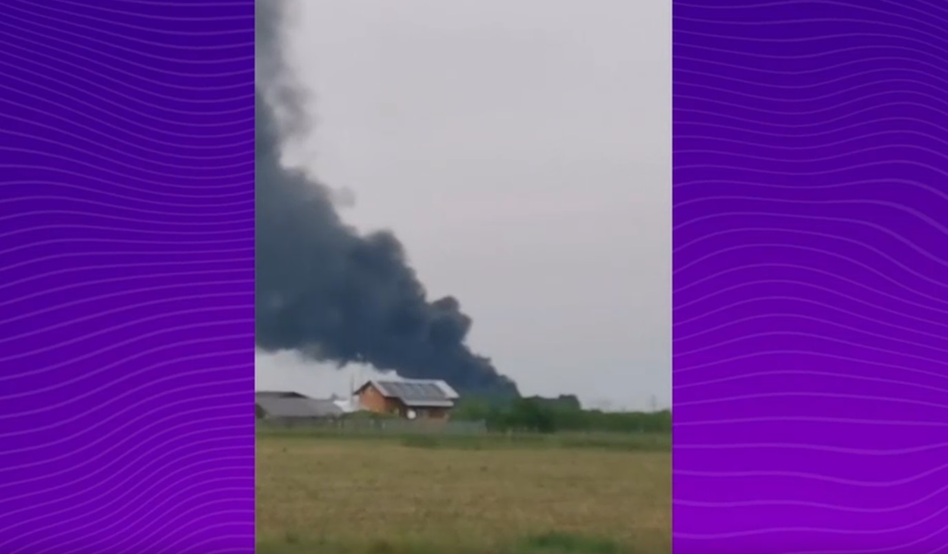 VIDEO Incendiu puternic lângă Centura Capitalei