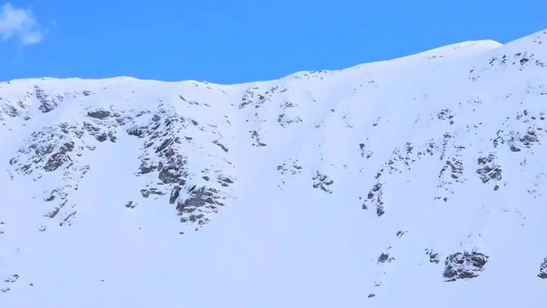 Avalanșă în Munții Rodnei.