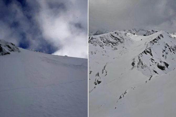 Pericol de avalanșă la peste 1.800 de metri, unde stratul de zăpadă atinge jumătate de metru după ultimele ninsori