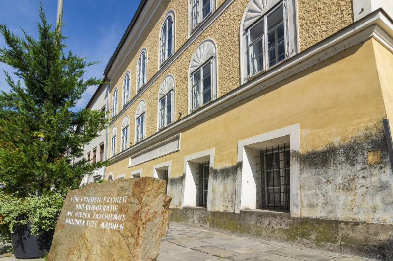 Adolf Hitler birthplace house Braunau am Inn Oberösterreich, Upper Austria Austria Innviertel