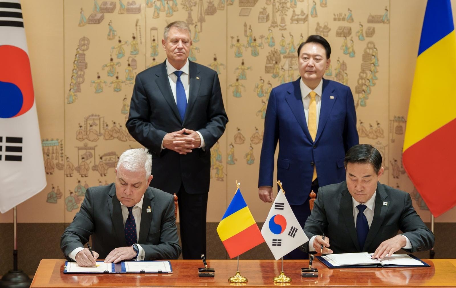 Iohannis, în Coreea de Sud: Intenționăm să avansăm cooperarea în domeniul apărării și în domeniul energiei nucleare