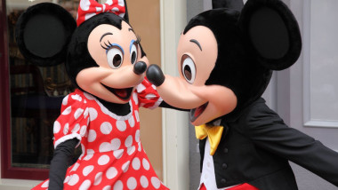 Minnie and Mickey Mouse at Disneyland California USA