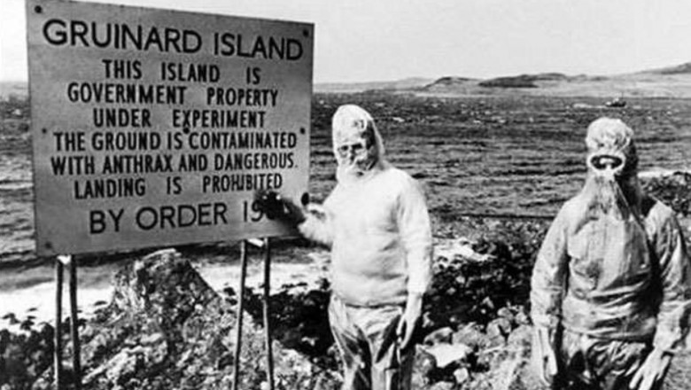 Experimente cu antrax pe insula Gruinard din Scoția în timpul celui de-al Doilea Război Mondial