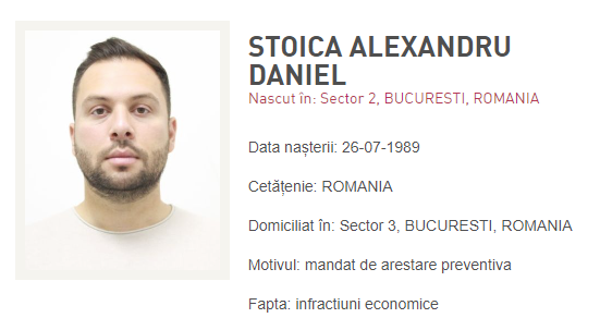 Român aflat pe lista Most Wanted, prins în Italia. El e fiul autorului "jafului secolului" și e acuzat că a păgubit americani din Miami