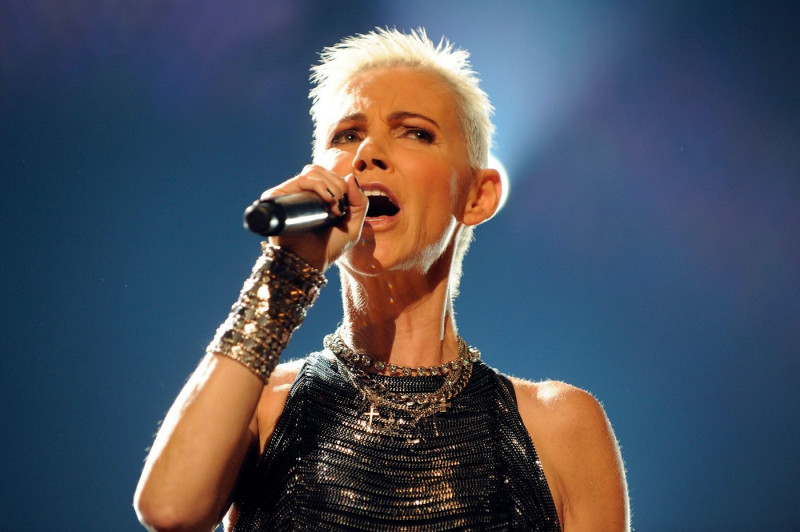 The singer Marie FREDERIKSSON died at the age of 61, Roxette, with vocalist Marie FREDRIKSSON, Popduo, 2009, Dec.10.2009.Concert, stage, show, stage, band, band, live, live concert. | Usage worldwide