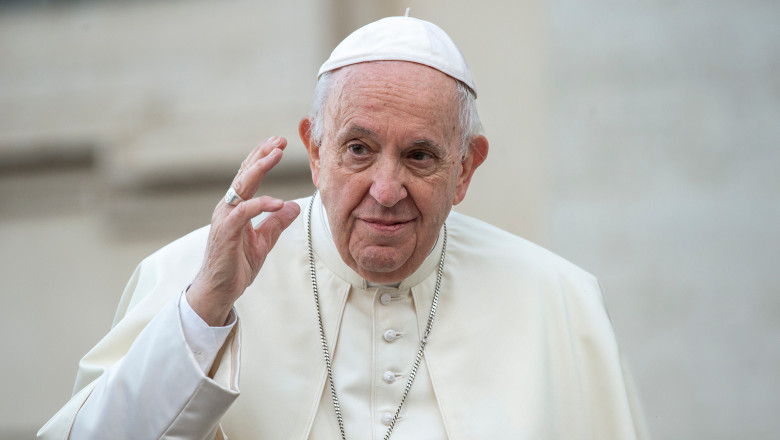Papa Francisc a transmis un mesaj de Paște credincioșilor: „Domnul Înviat să-i mângâie pe cei aflaţi în încercare”
