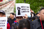 protestatari tibetani la paris