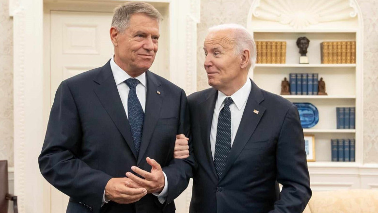 Biden la brațul lui Iohannis