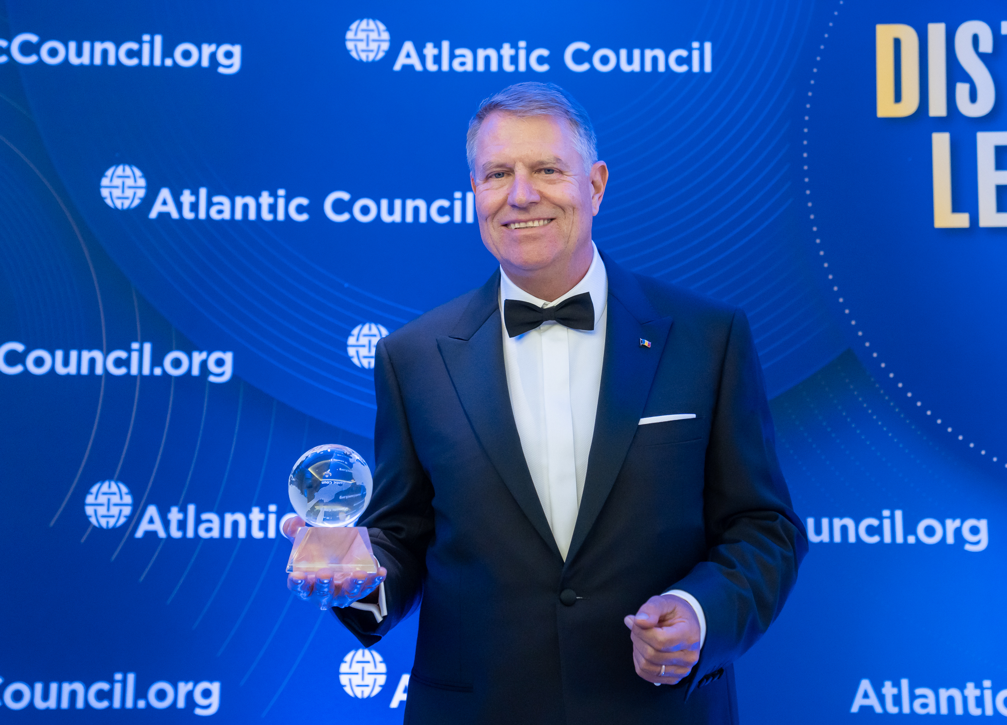Iohannis a primit premiul Distinguished International Leadership: SUA nu au un aliat mai bun decât România