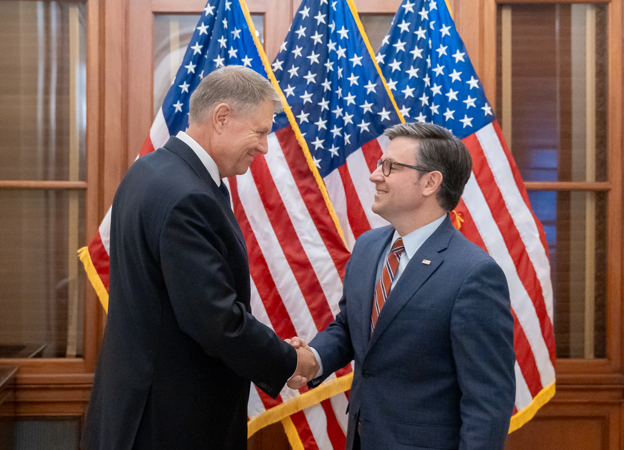 Klaus Iohannis, întrevedere la Washington cu președintele Camerei Reprezentanților din Congresul SUA