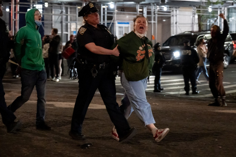 Hamilton Hall Arrests at Columbia University in NYC, USA - 30 Apr 2024