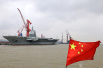 CHINA SHANGHAI AIRCRAFT CARRIER FUJIAN MAIDEN SEA TRIALS DEPARTURE (CN)