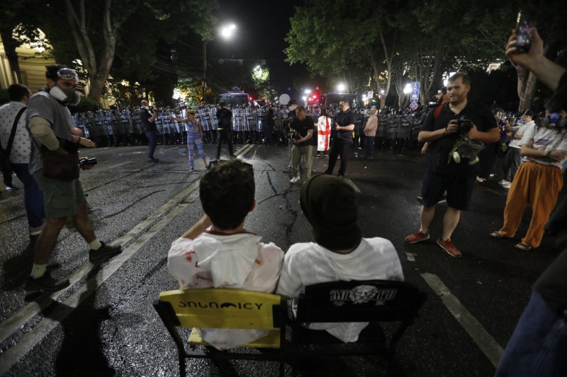 Georgians continue to protest government's 'Transparency of Foreign Influence' draft law