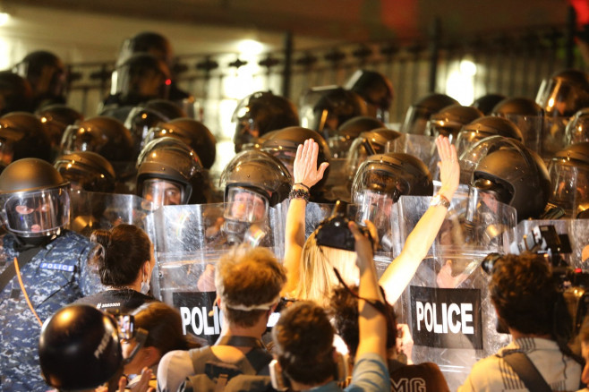 Georgians continue to protest government's 'Transparency of Foreign Influence' draft law