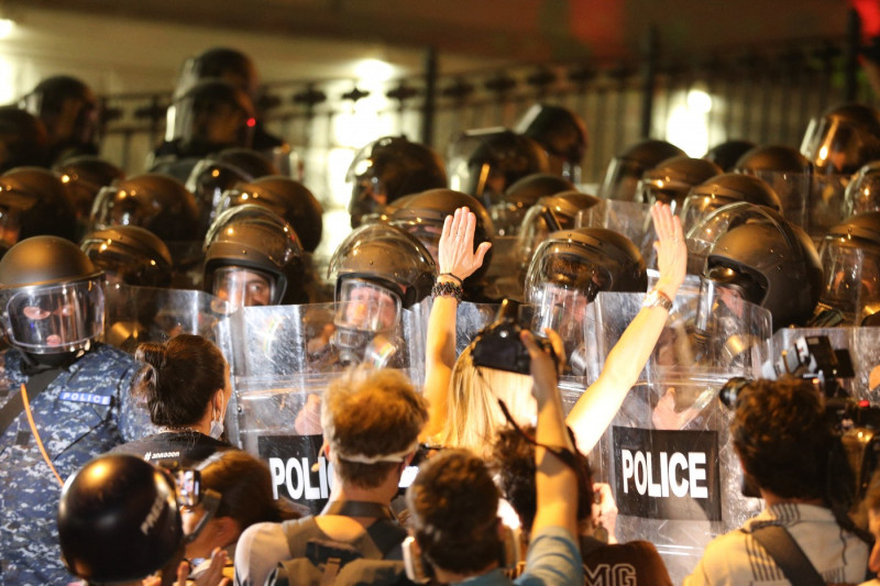 Georgians continue to protest government's 'Transparency of Foreign Influence' draft law