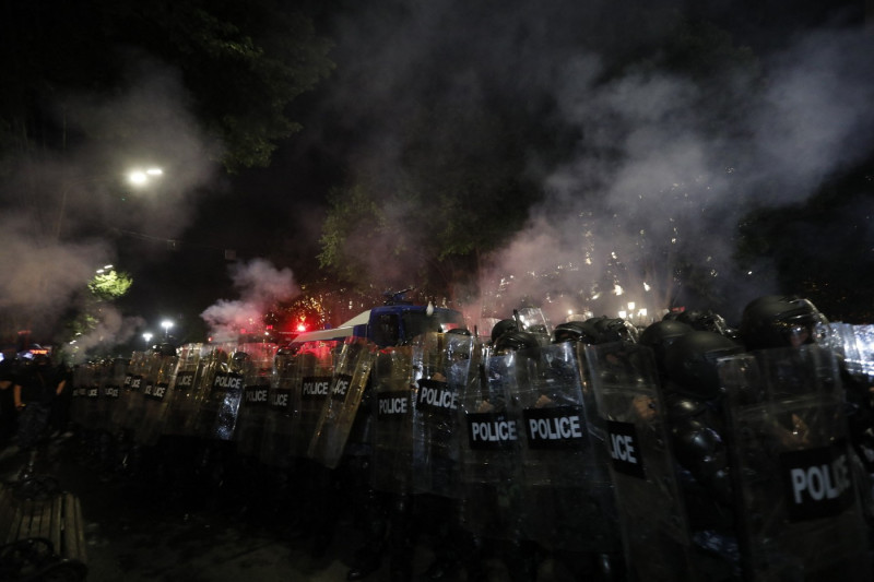 Georgians continue to protest government's 'Transparency of Foreign Influence' draft law