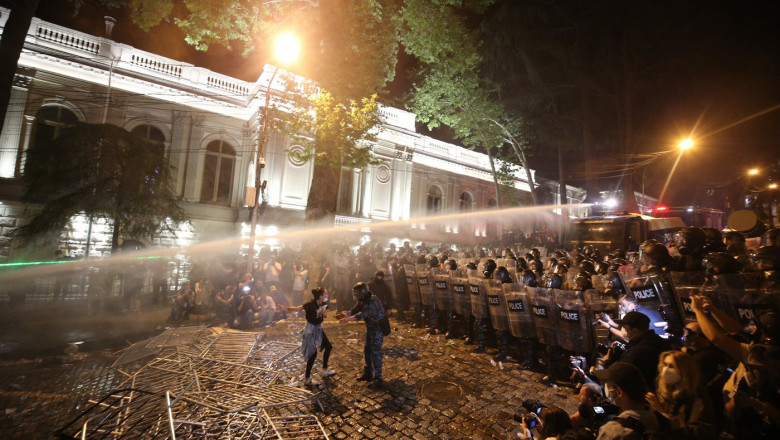 violente in tbilisi