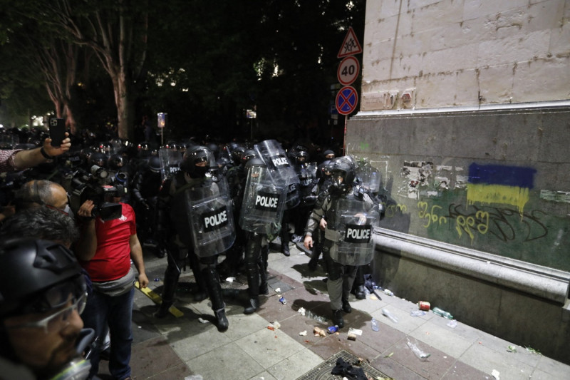 Georgians continue to protest government's 'Transparency of Foreign Influence' draft law