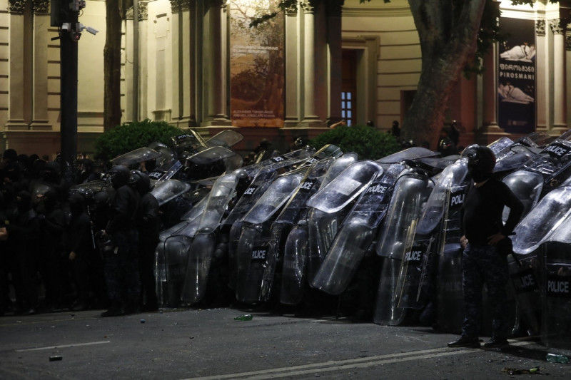 Georgians continue to protest government's 'Transparency of Foreign Influence' draft law