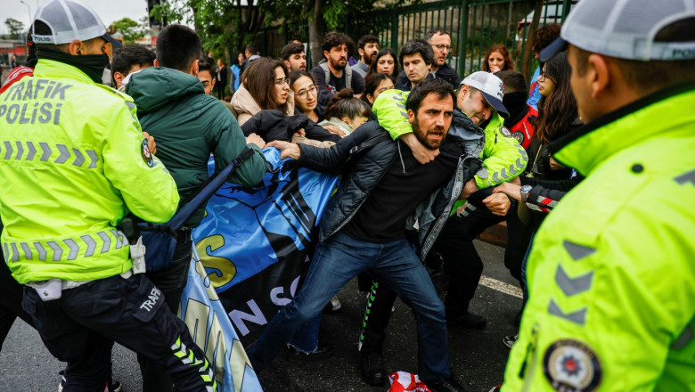 proteste violente in istanbul